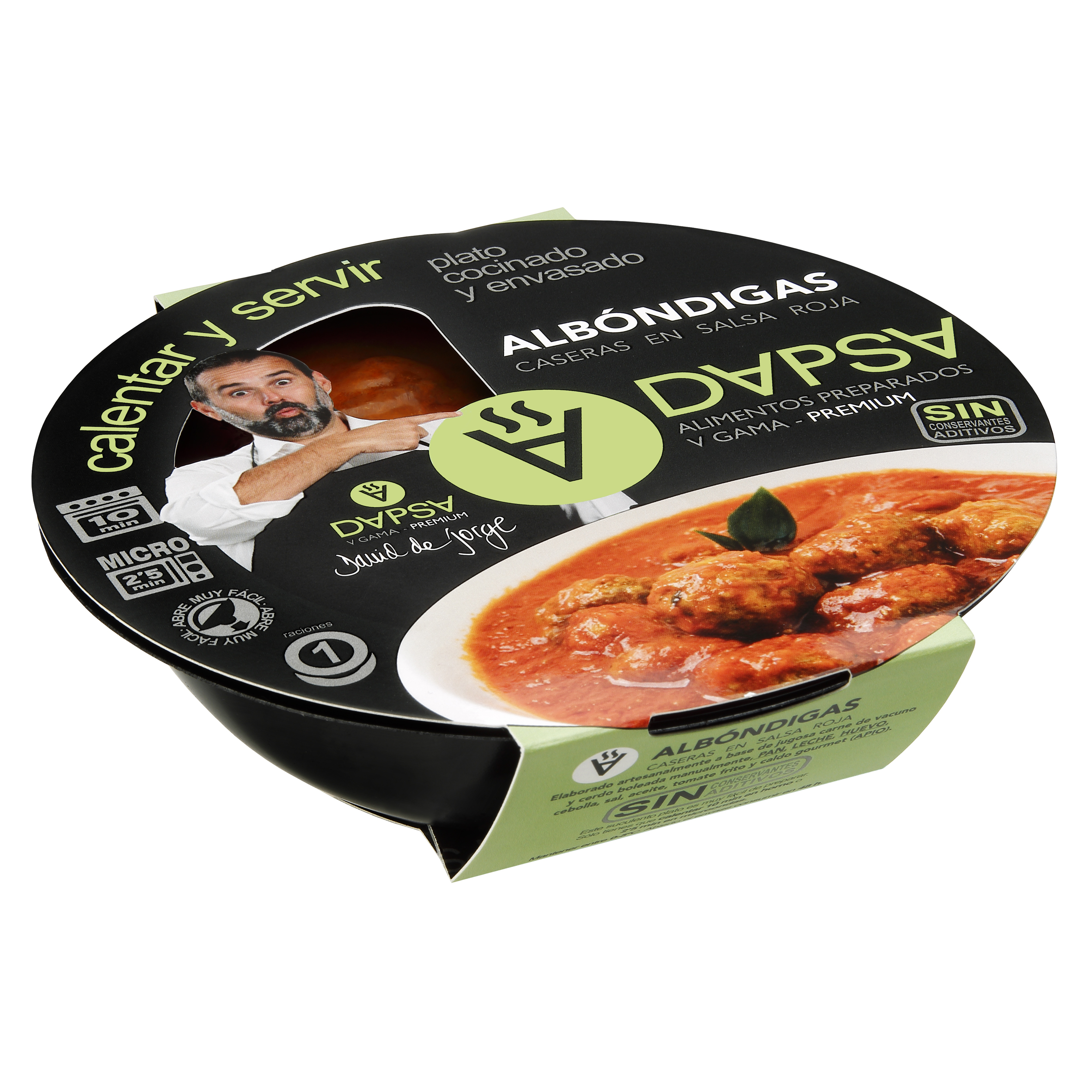 ALBÓNDIGAS CASERAS EN SALSA ROJA DAPSA